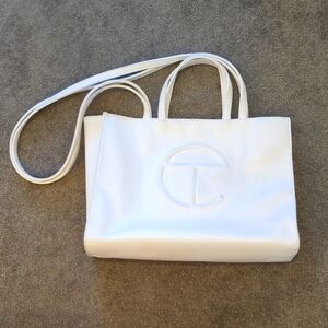 TELFAR Bag in White Women's Crossbody and Shoulder Tote Bag